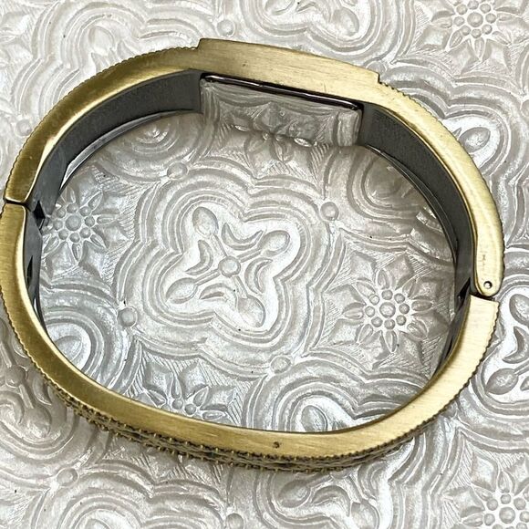 Heidi Daus Multicolored Crystal Accented Bangle Cuff Watch - Picture 14 of 14